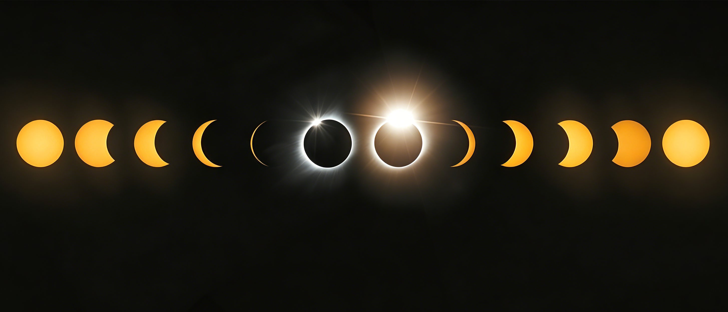 Solar eclipse glasses front view